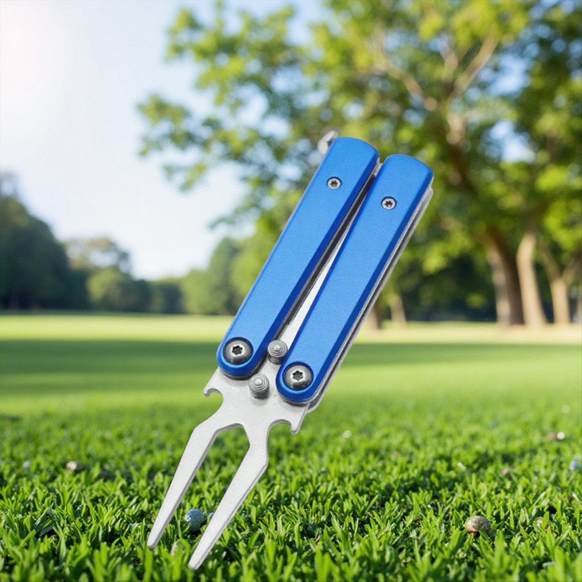 Divot Repair Tool - T34C Golf Alloy Forks Golf Divot