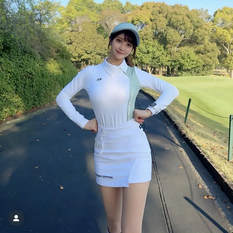 Korean Authentic Golf Long Sle - Golf Equipment Women 评论和价格
