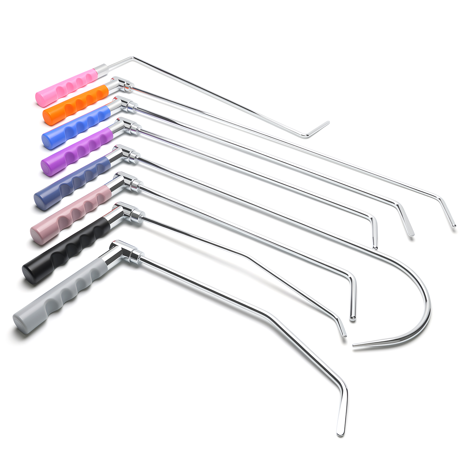 8PCS PDR Dent Repair Rod Set w - Divot Repair Tool 评论和价格